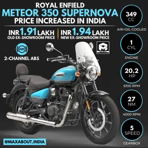 Royal Enfield Meteor 350 Supernova Price Increased